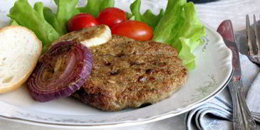 гамбургеры дижон с запеченным луком