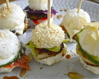 Мини суши-бургеры