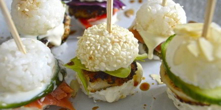 Рецепт мини суши-бургеры