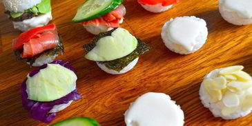 мини суши-бургеры