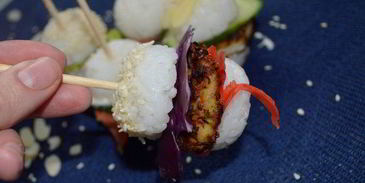 мини суши-бургеры