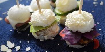 мини суши-бургеры