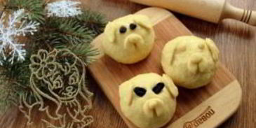 новогодний бургер