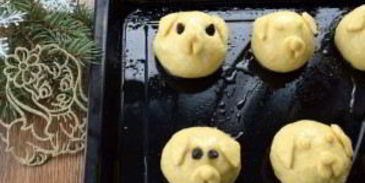 новогодний бургер