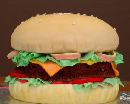 Торт Гамбургер