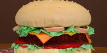 торт гамбургер