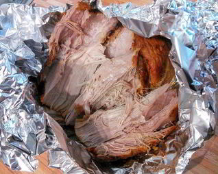 Запеченная свинина для бургеров