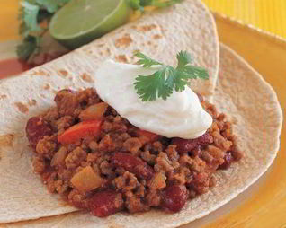 Ароматный буритос с помидорами