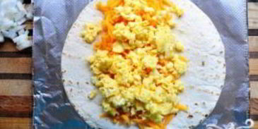 буррито на завтрак