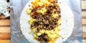 буррито на завтрак