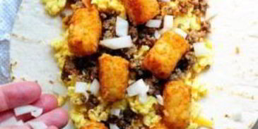 буррито на завтрак