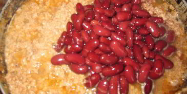 буррито с фасолью и фаршем