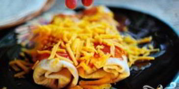 буррито с говядиной и фасолью