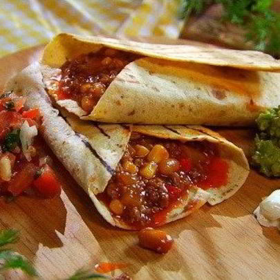 Буррито с говяжьим фаршем