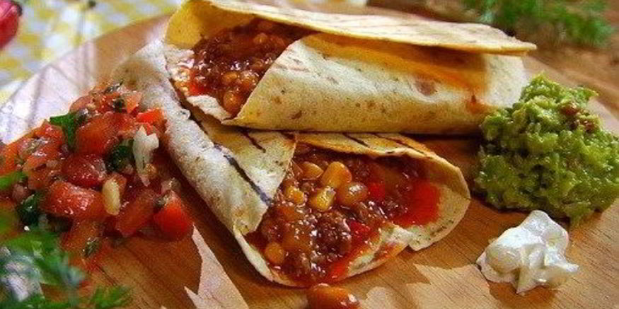 Рецепт буррито с говяжьим фаршем