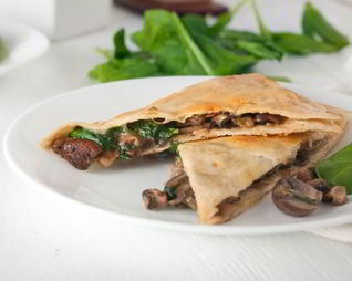 Буррито с грибами