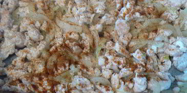 буррито с курицей и фасолью