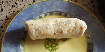 буррито с курицей и стручковой фасолью