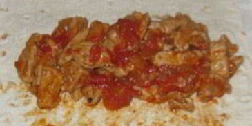 буррито с мясом и авокадо