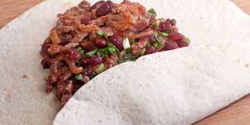 буррито с мясом