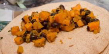 буррито с овощами