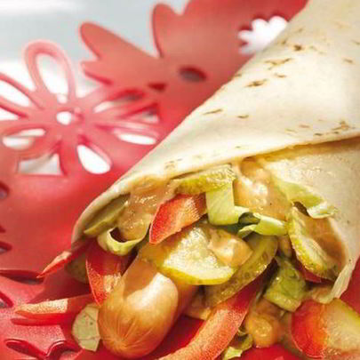 Буррито с сосисками