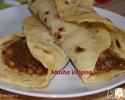 Буррито с телятиной