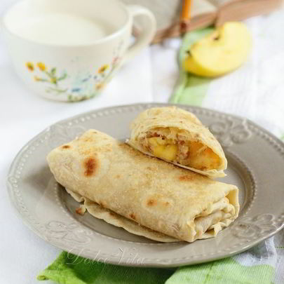 Буррито с яблоками