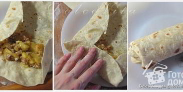 буррито с яблоками