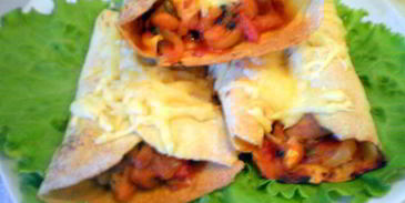 буррито в тортилье из кукурузной муки