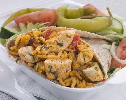 Бурритос с курицей