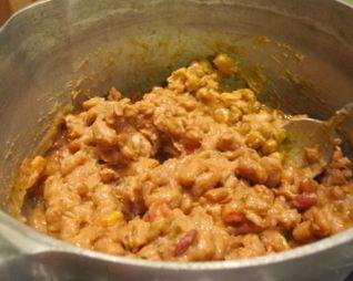 Фасолевая начинка для буррито