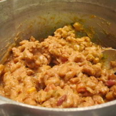 Фасолевая начинка для буррито