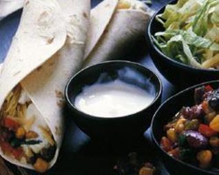 Мексиканские бурритос с фасолью