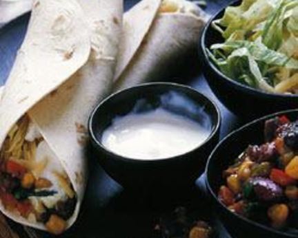 Мексиканские бурритос с фасолью