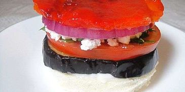 бутерброд с баклажанами