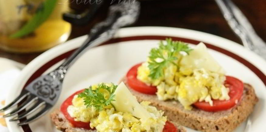 Рецепт бутерброда с яйцом и сыром