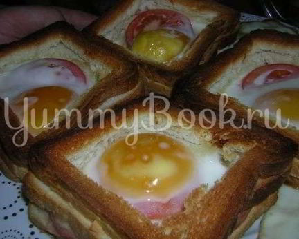 Бутерброд с яйцом