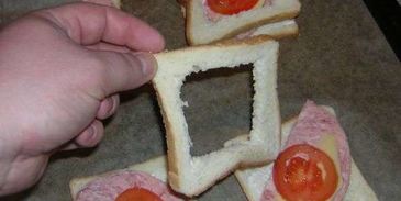 бутерброд с яйцом