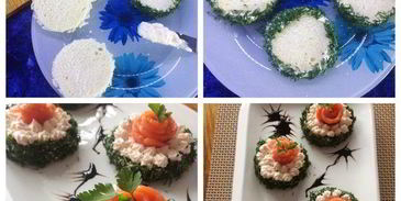 бутерброд со сливочно-рыбным кремом