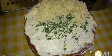 бутербродный торт загляденье