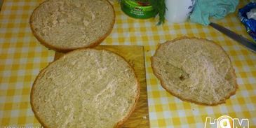 бутербродный торт загляденье