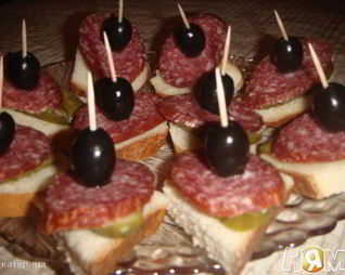 Бутерброды к Новогоднему столу