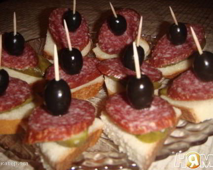 Бутерброды к Новогоднему столу