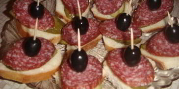 бутерброды к новогоднему столу