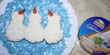бутерброды поющие снеговики в шарфиках