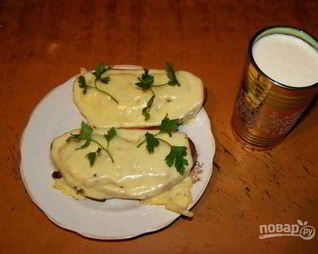 Бутерброды с чесноком и сыром