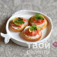 Рецепт Бутербродов с семгой
