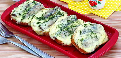 Рецепты бутербродов с сыром