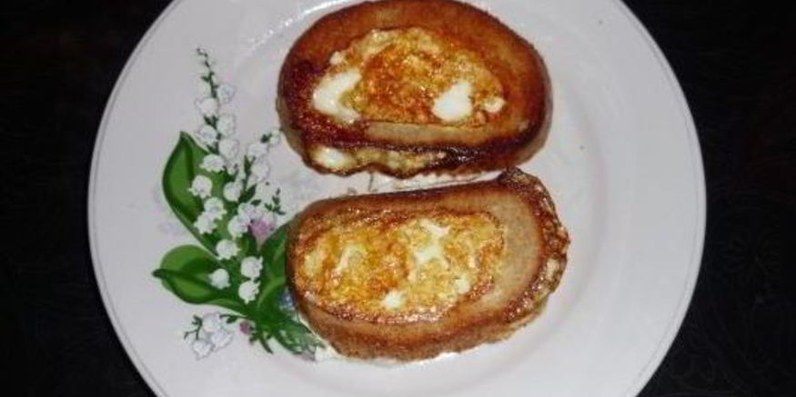 Рецепт бутербродов с яйцом на сковороде